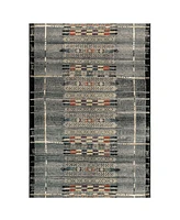 Liora Manne' Marina Tribal Stripe 4'10" x 7'6" Outdoor Area Rug