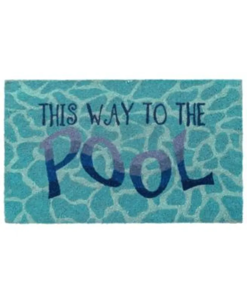 Liora Manne Natura This Way To The Pool Water Area Rug