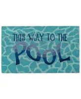 Liora Manne Natura This Way To The Pool Water Area Rug