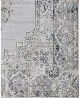 Closeout! Km Home Abbey KL32 Ivory 2'6" x 4' Runner Rug