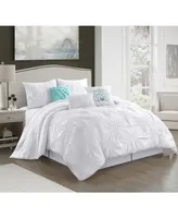 Closeout! Nanshing America Erasmus 7 Piece Comforter Set, Queen