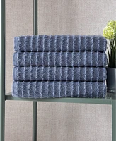 Ozan Premium Home Azure Turkish Cotton -Pc. Bath Towel Set