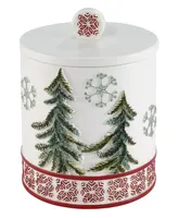 Avanti Christmas Gnomes Holiday Resin Covered Jar