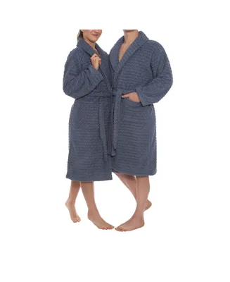 Ozan Premium Home Azure Unisex Collection Terry Cloth Bathrobe