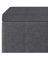 Simpli Home Dover Storage Ottoman Bench
