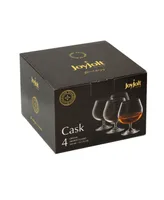 JoyJolt Cask Brandy Glass, Set of 4