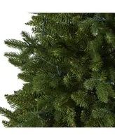 Nearly Natural New Hampshire Fir Artificial Christmas Tree with 150 Led Lights