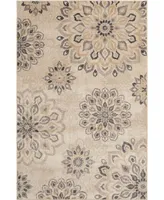 Portland Textiles Cassandra Asterin Bone 7'10" x 9'10" Area Rug