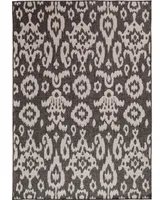 Portland Textiles Palermo Tusk Gray 5'3" x 7'7" Outdoor Area Rug