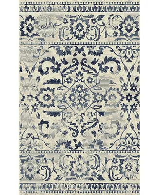 Portland Textiles Genova Graettingr Gray 5' x 7'6" Area Rug