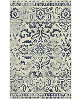 Portland Textiles Genova Graettingr Gray 5' x 7'6" Area Rug