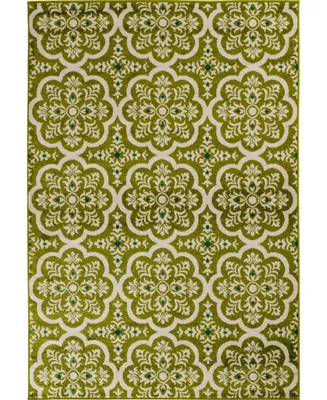 Portland Textiles Tropicana Contoy 7'10" x 9'10" Outdoor Area Rug