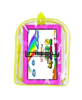 Linsay New 10.1" Wi-Fi Kids Tablet Octa Core 128GB Bundle with Pink Kids Defender Case and Back pack Newest Android 13
