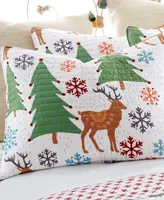 Levtex Tinsel Festive Forest Reversible -Pc. Quilt Set