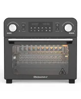 Elite Gourmet 24.5Qt. Air Fryer Convection Oven with Programmable Timer & Temperature, Xl Capacity, 12" Pizza