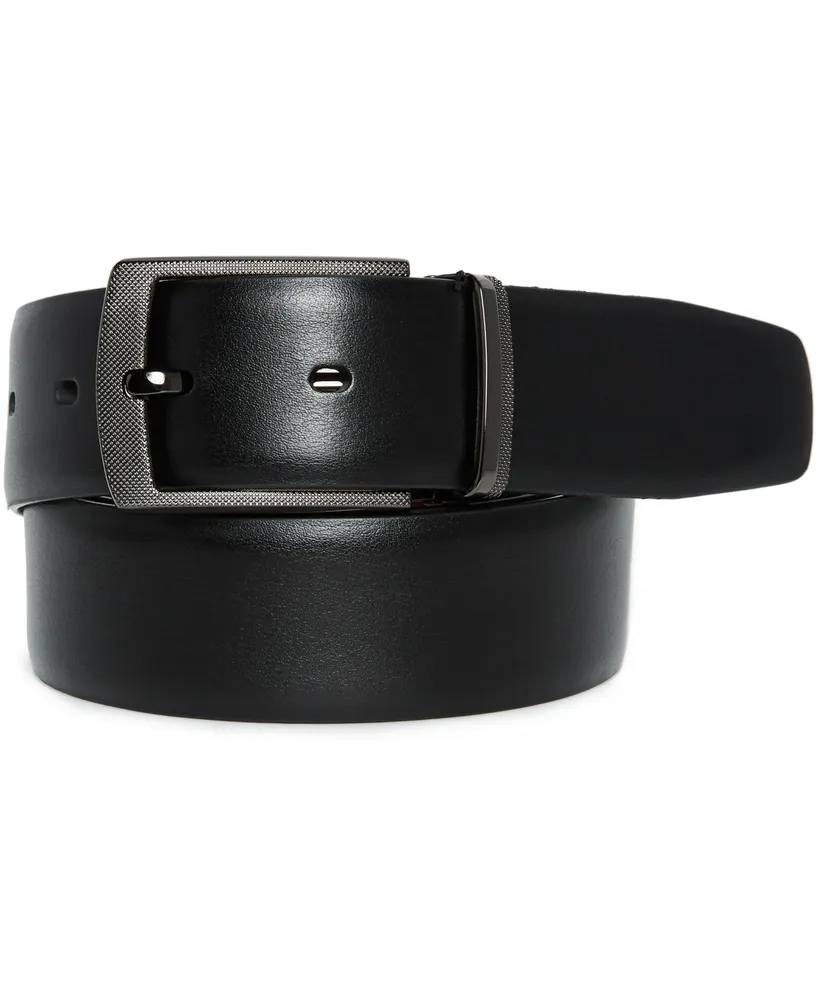 Perry Ellis Portfolio Men's Braided Leather Belt