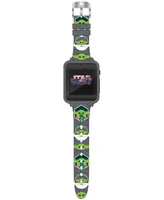 Accutime Kid's Star Wars Baby Yoda Gray Silicone Strap Smart Watch 46x41mm