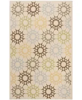 Martha Stewart Collection Quilt MSR1843A Creme 7'9" x 9'9" Area Rug