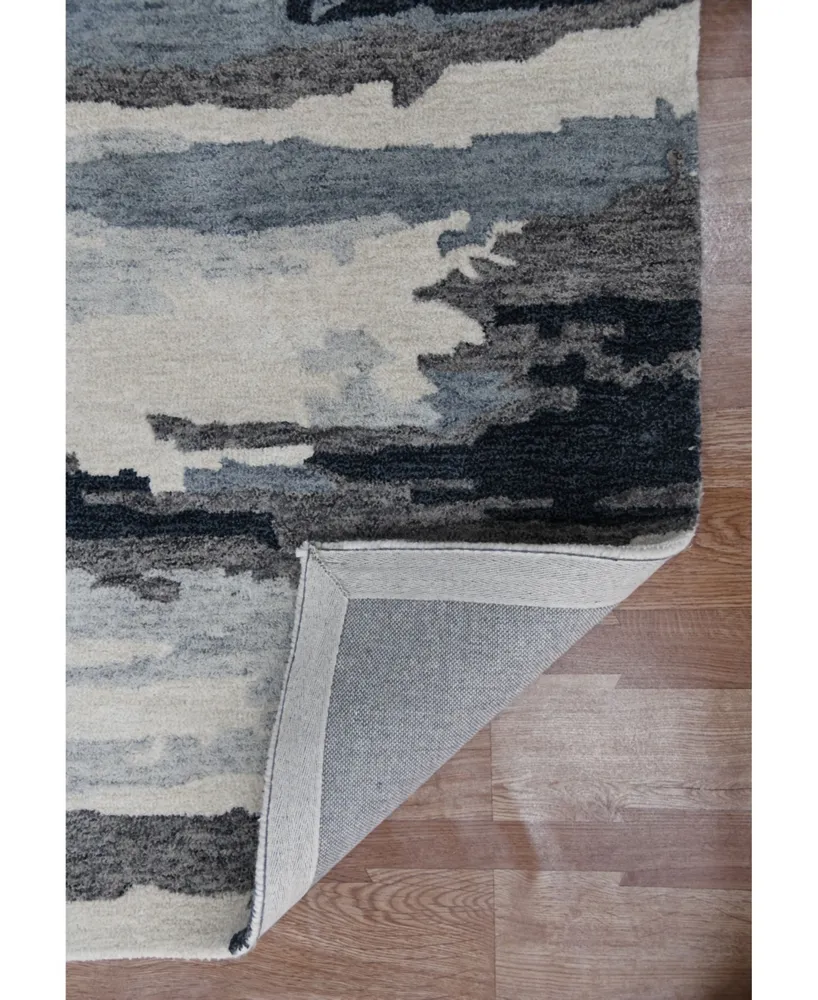 Amer Rugs Abstract Abs-6 Onyx 2' x 3' Area Rug