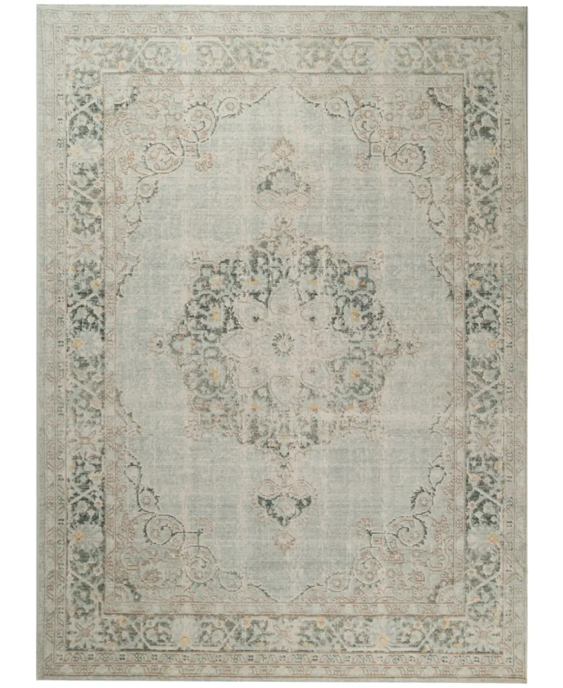 Amer Rugs Century Cen-21 Aqua 3'11" x 5'11" Area Rug