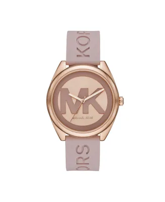 Michael Kors Women's Janelle Silicone Strap Watch 42mm