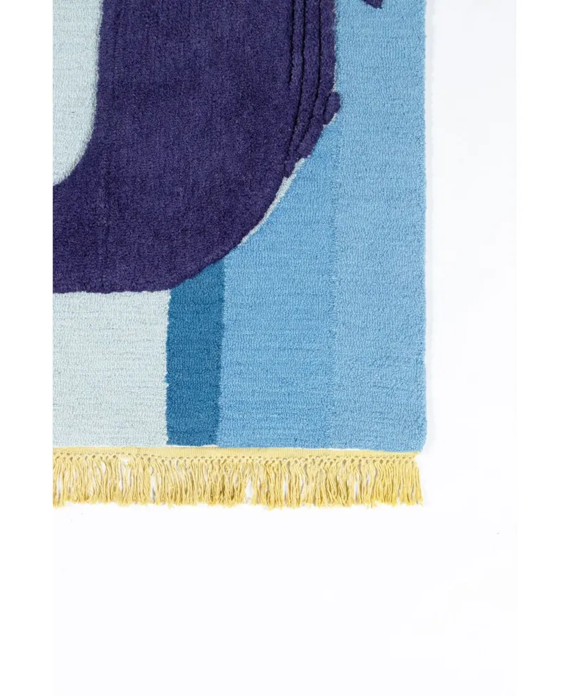 Momeni Atticus Atc-2 Blue 3' x 5' Area Rug