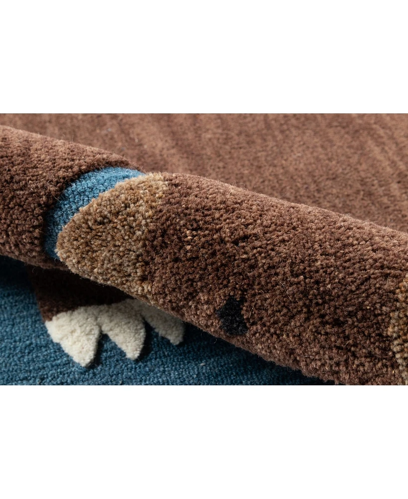 Momeni Atticus Atc-4 Navy 3' x 5' Area Rug