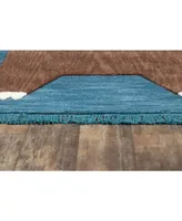 Momeni Atticus Atc-4 Navy 5' x 7' Area Rug