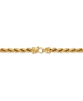 Esquire Men's Jewelry 2-Pc. Set 22" Rope Link Chain Necklace & Matching Bracelet, Created for Macy's