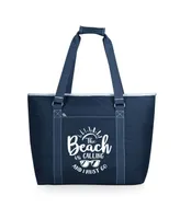 Oniva "The Beach Is Calling And I Must Go" Tahoe Xl Cooler Tote Bag