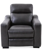 Gabrine Leather Power Recliner, Created for Macy's