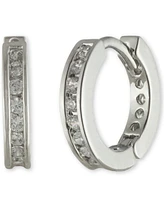 Givenchy Pave Small Huggie Hoop Earrings, .4"