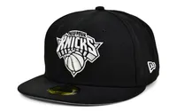 New Era York Knicks Black White 59FIFTY Cap