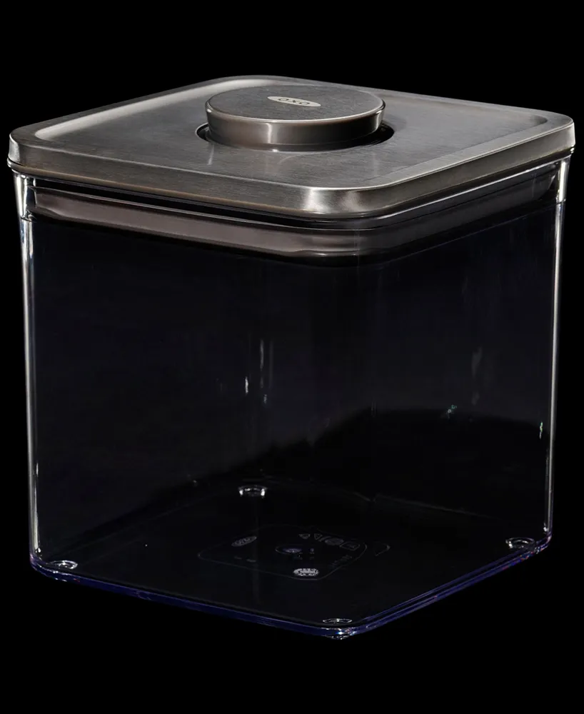 Oxo Steel Pop Big Square Short 1.1-Qt. Food Storage Container