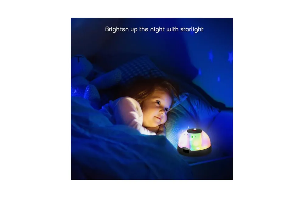 Tzumi Aura Led Compact Projection Nightlight Clock