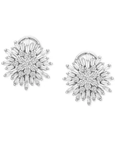 Wrapped in Love Diamond Starburst Earrings (1-1/2 ct. t.w.) in 14k White Gold or 14k Yellow Gold, Created for Macy's