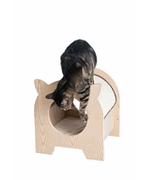 Armarkat Real Wood Model S1203 Premium Wood Cat Hideaway