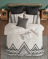 Ink+Ivy Marta Cotton 3-Pc. Duvet Cover Set