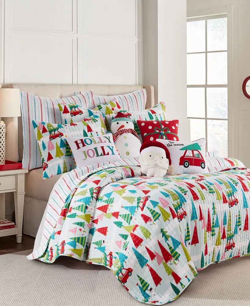 Levtex Holly Jolly Quilt, Full/Queen