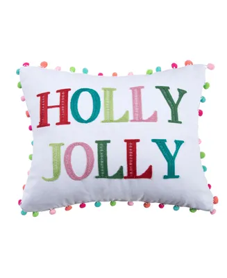 Levtex Holly Jolly Decorative Pillow, 14" x 18"