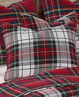 Levtex Spencer Red Plaid Quilted 2-Pc. Sham Set