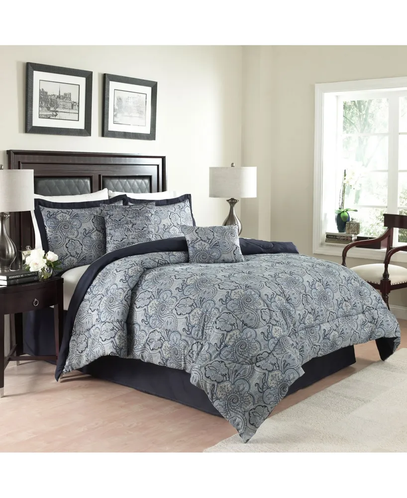 Traditions by Waverly 6 Piece Paddock Shawl Comforter Set