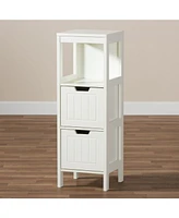Baxton Studio Reuben 2-Drawer Storage Cabinet
