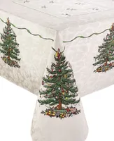 Spode Christmas Tree Ivory/Green 60x102 Tablecloth