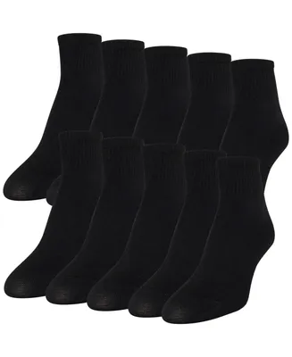 Gold Toe Women's 10-Pack Casual Lightweight Ankle Socks