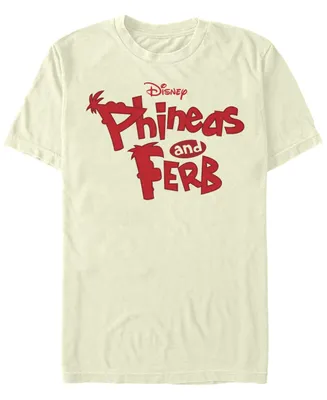 Fifth Sun Men's Phineas and Ferb Logo Short Sleeve T-shirt