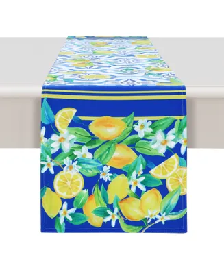 Laural Home Lovely Lemons 13x90 Table Runner