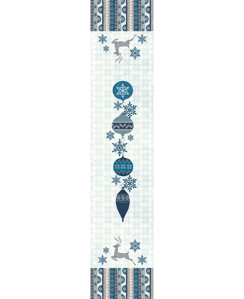 Laural Home Simply Winter Table Runner - 13" x 72"