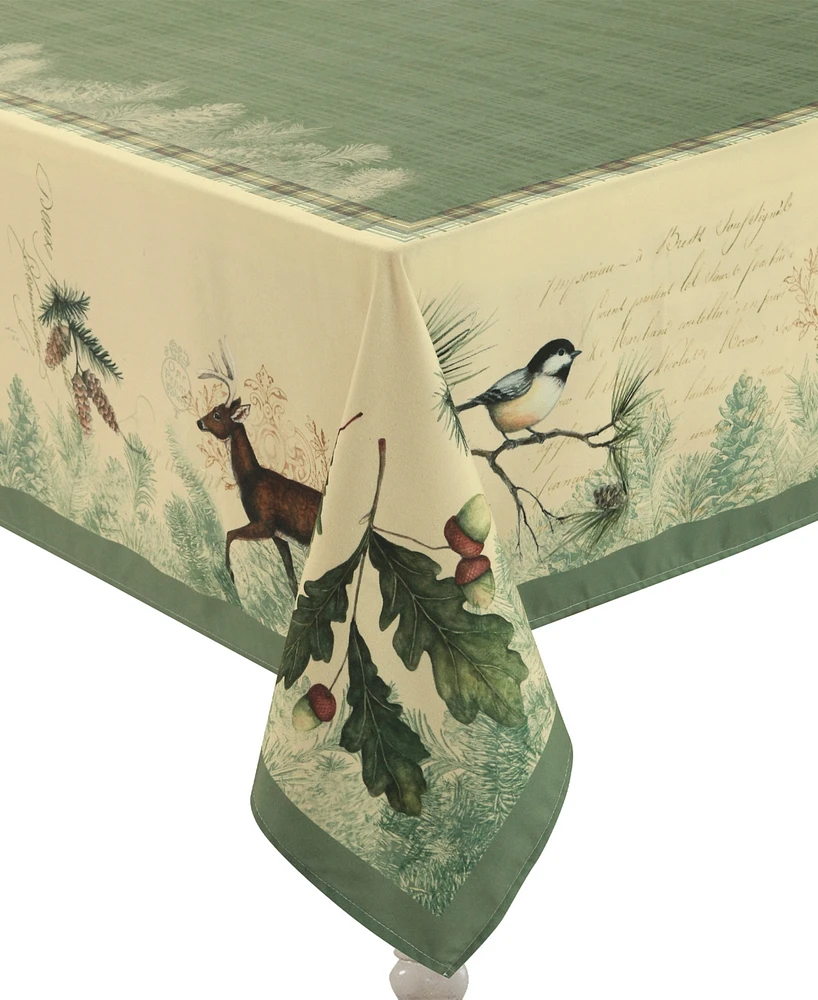 Laural Home Woodland Forest Tablecloth - 70"x 84"