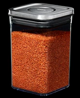 Oxo Steel Pop Small Square Short 1.1-Qt. Food Storage Container